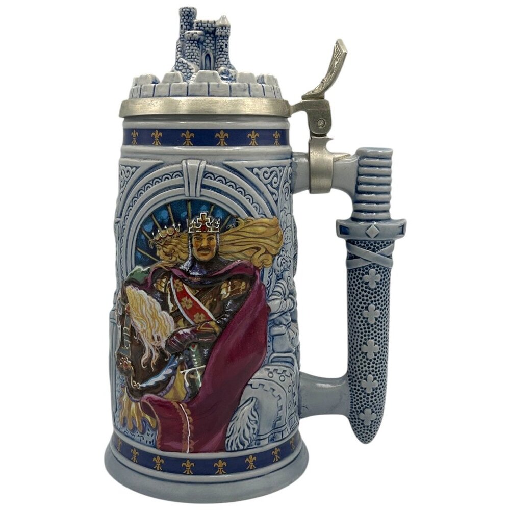 Avon Knights Of The Realm Collectible Stein With Lid & Sword Handle - Picture 5 of 10